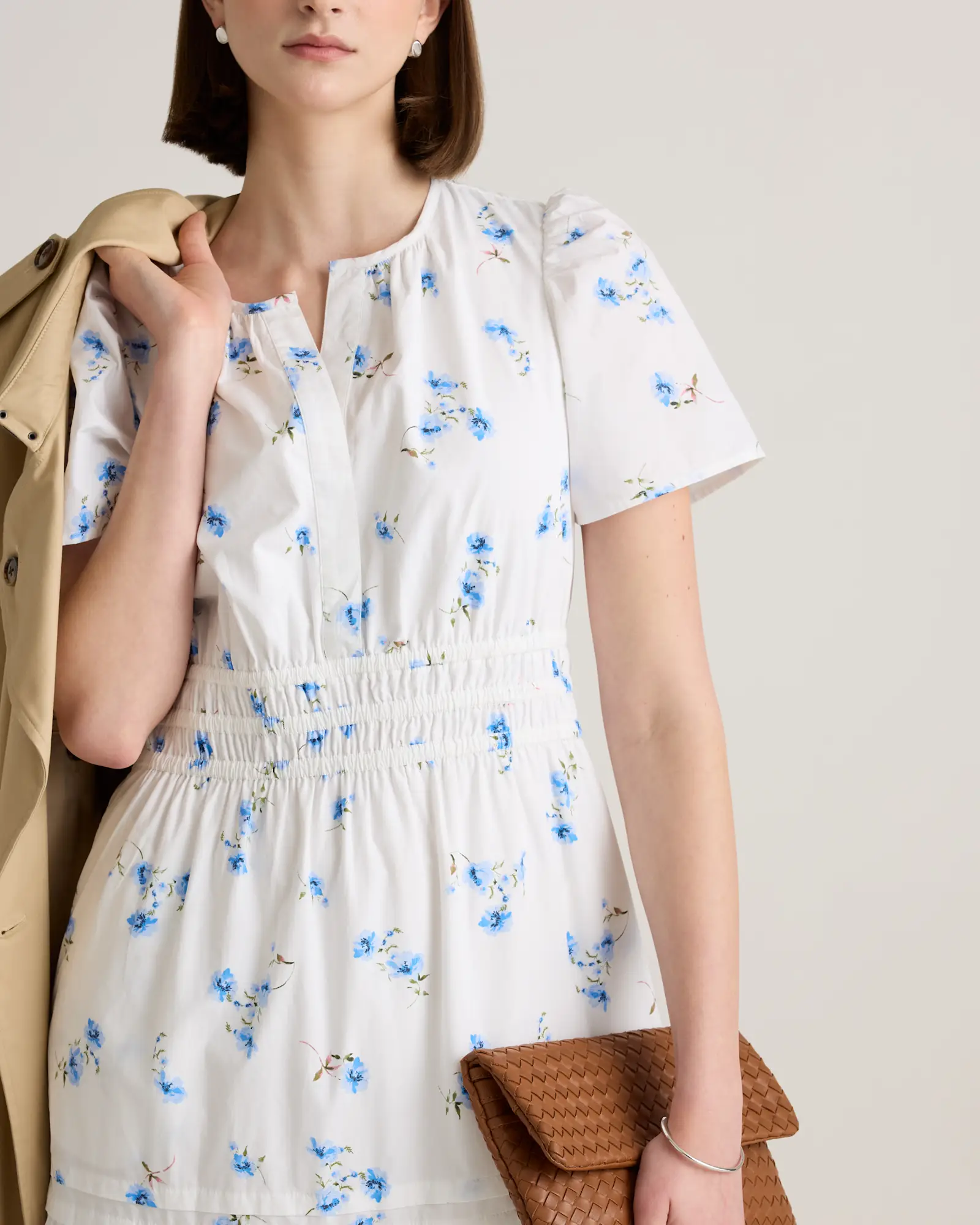 Poplin Tiered Maxi Dress (Buy 2 Free Shipping)