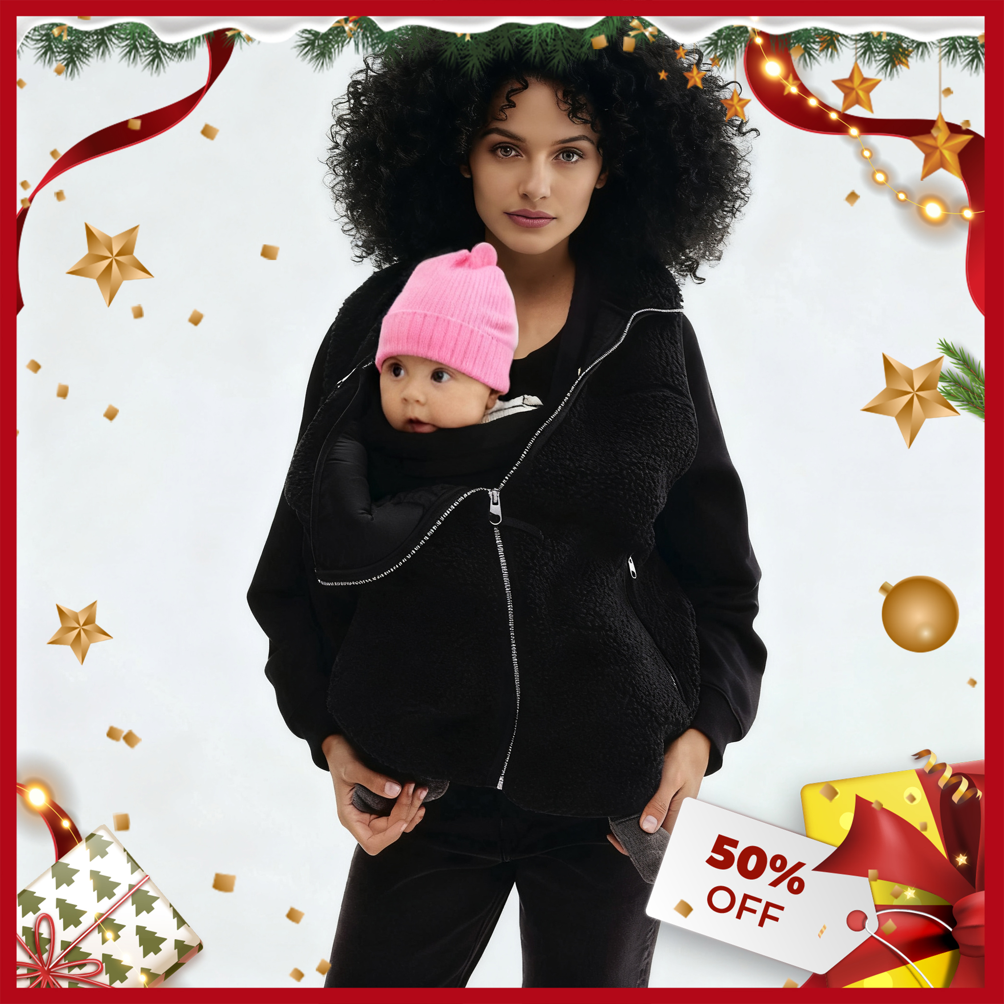 MAMA Before & After Babywearing Fleece Jacket & Vest (Buy 2 Free Shipping)