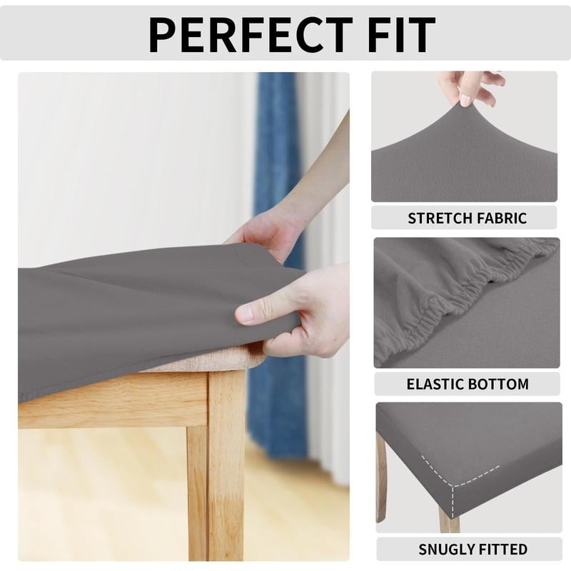 Waterproof Chair Covers – Stretchy, Removable & Washable Protectors for Dining Room Chairs! 🪑