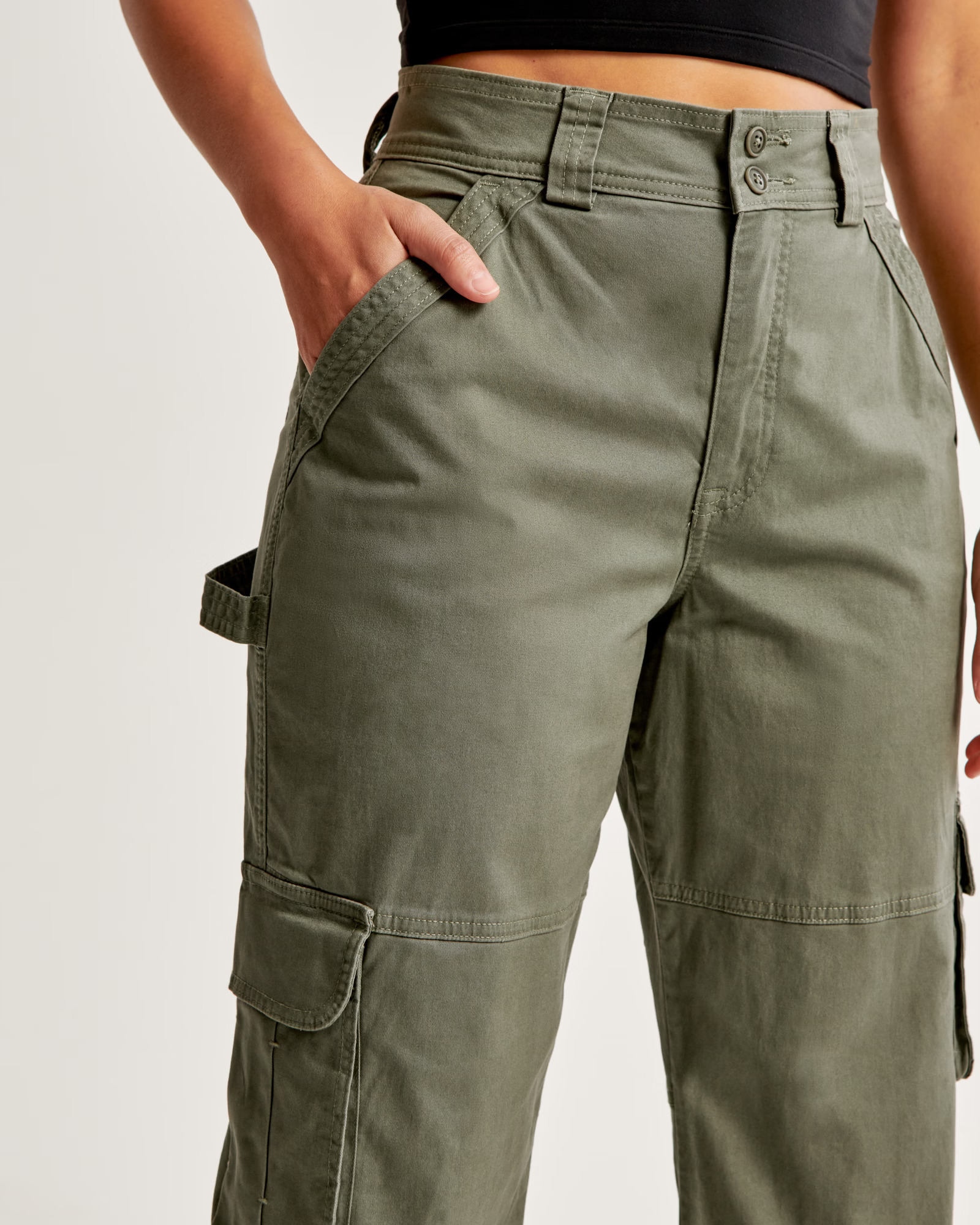 Curve Love Relaxed Cargo Pant(Buy 2 Free Shipping)