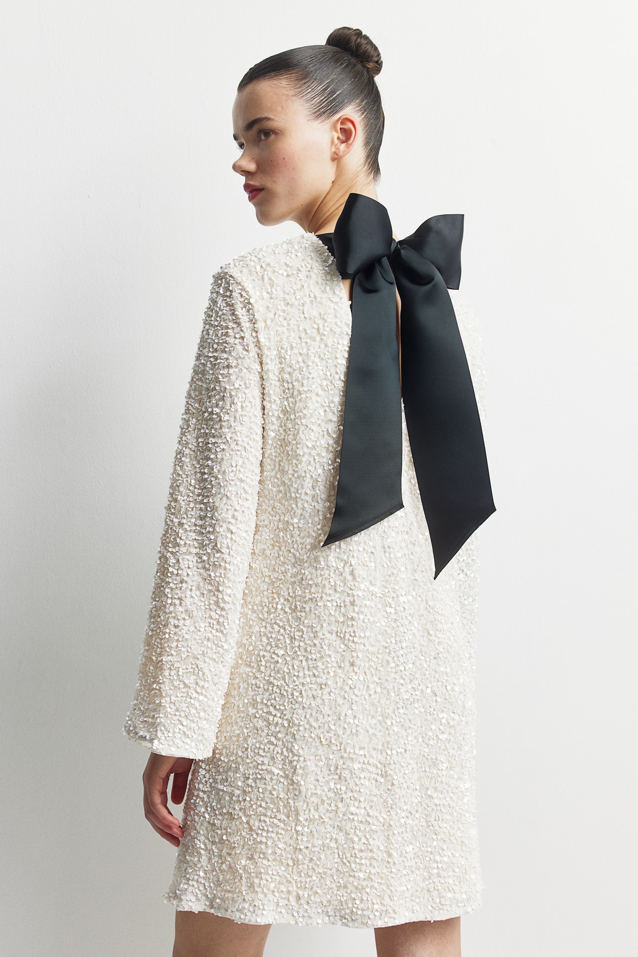 MAMA Sequined Tie-back Dress (Buy 2 Free Shipping)