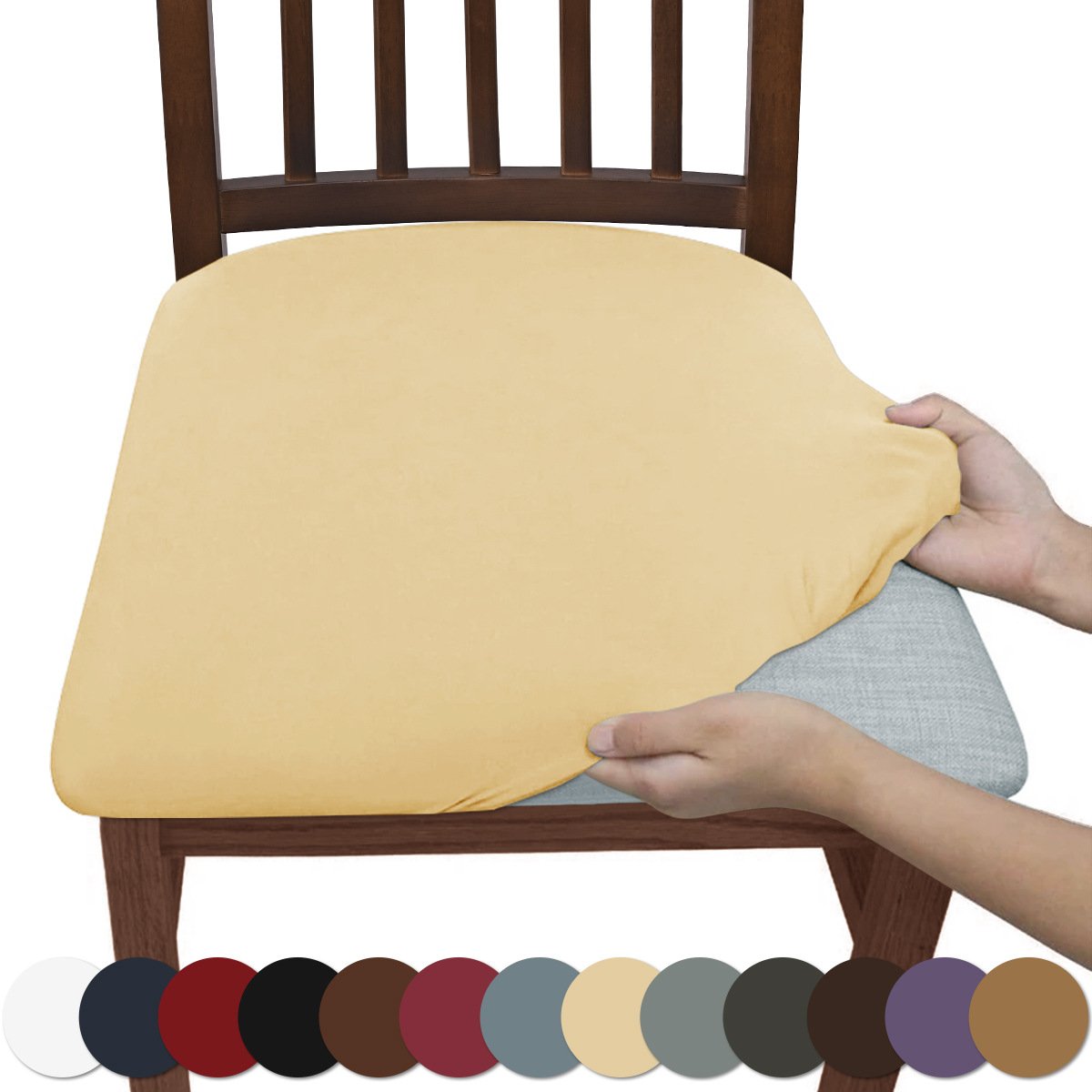 Waterproof Chair Covers – Stretchy, Removable & Washable Protectors for Dining Room Chairs! 🪑