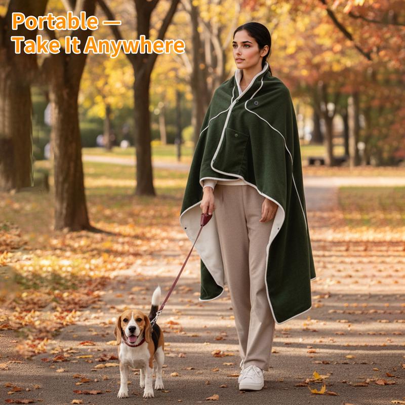 🎅Best Winter Gifts 🔥4 in 1 Favorite Portable Heated Shawl (Buy 2 Free Shipping)