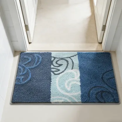 Calm Coastal Flocked Rug