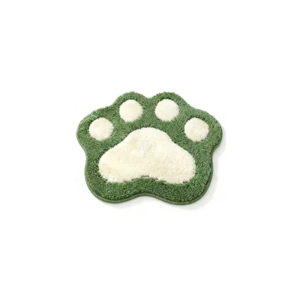Cute Paw Print  Tufted Rug
