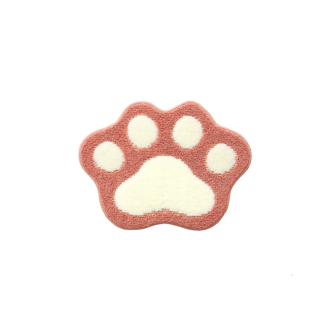 Cute Paw Print  Tufted Rug
