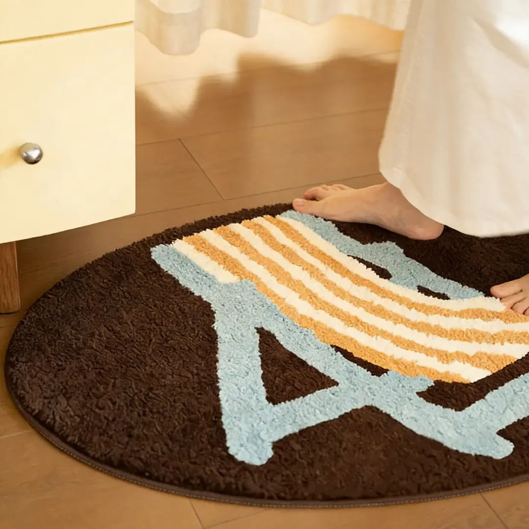 Coastal Lounge Flocked Rug