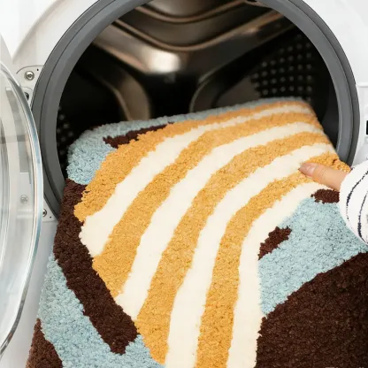 Coastal Lounge Flocked Rug