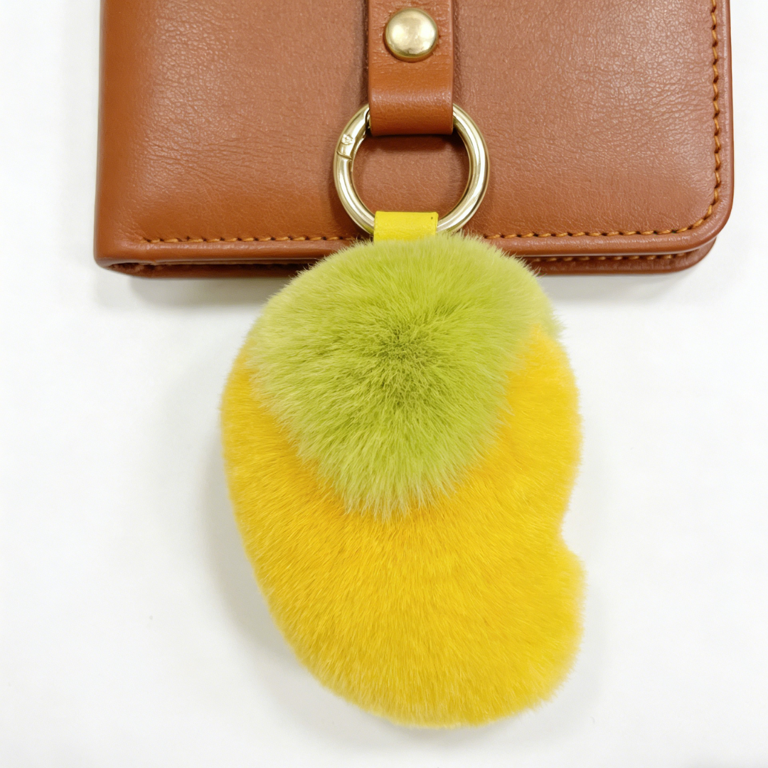 Mango Plush Keychain Bag Charm