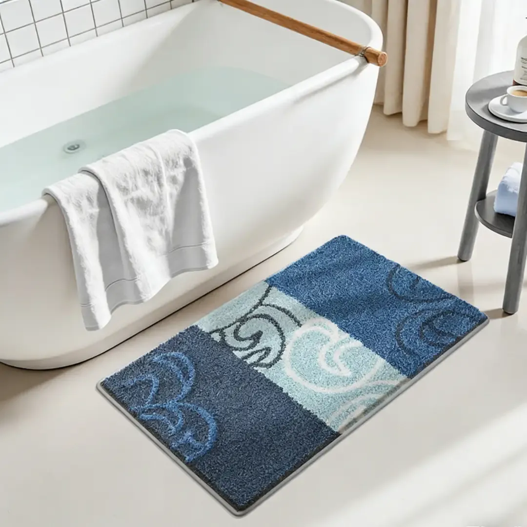 Calm Coastal Flocked Rug