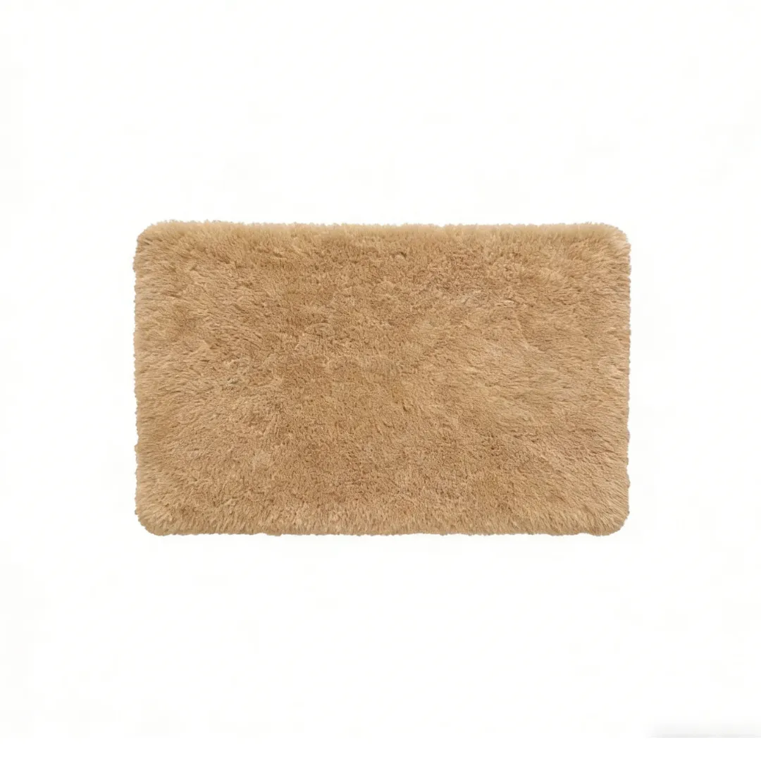 Soft Bathroom Flocked Rug