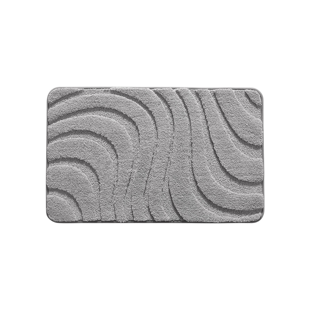 Absorbent Wave Flocked Rug