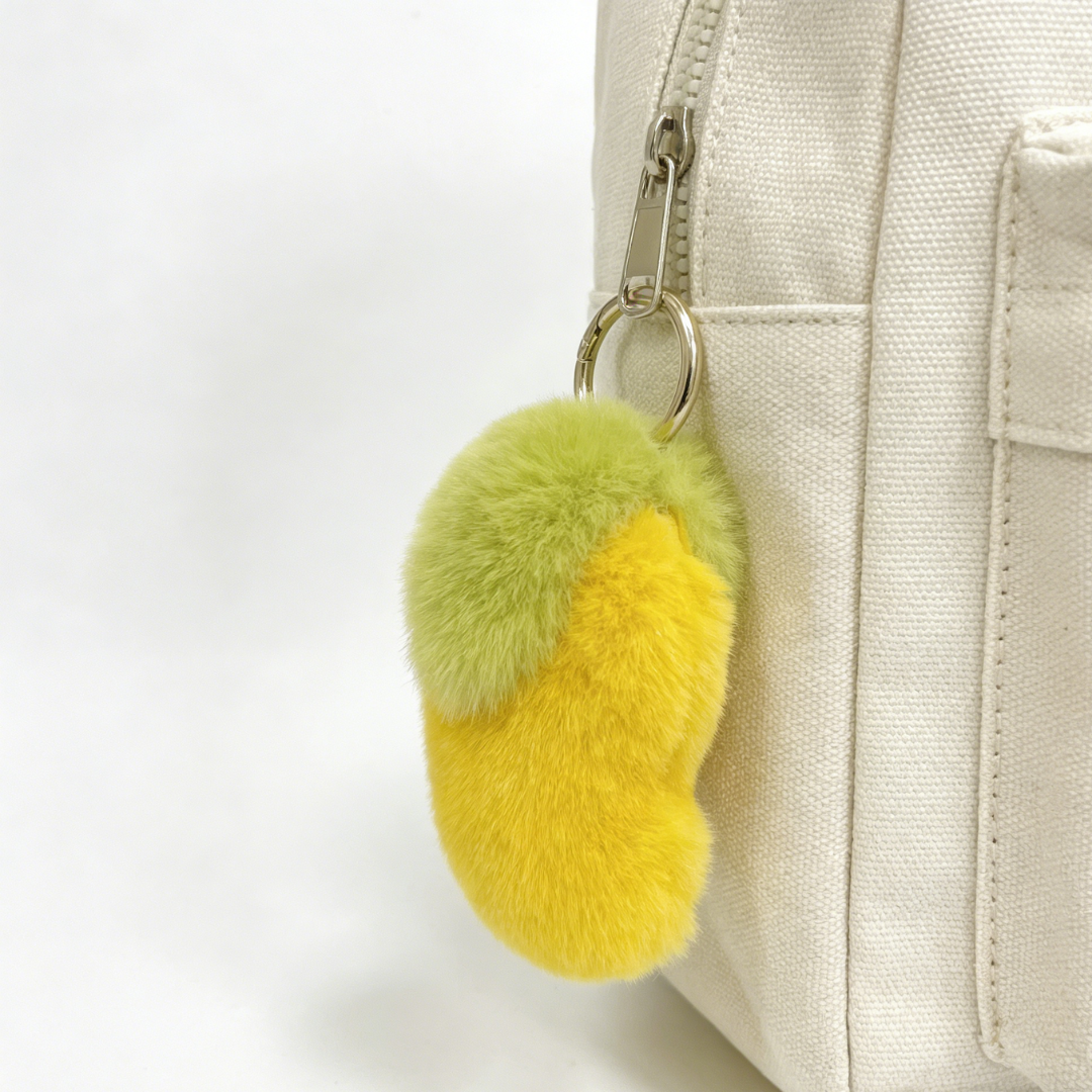 Mango Plush Keychain Bag Charm