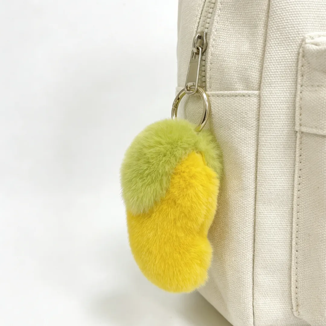 Mango Plush Keychain Bag Charm
