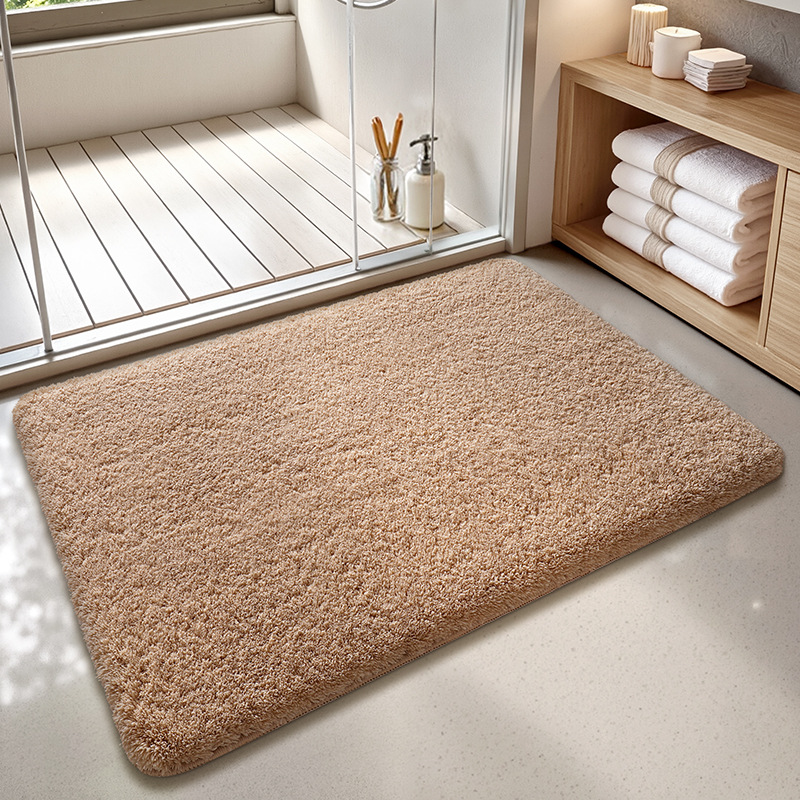 Soft Bathroom Flocked Rug