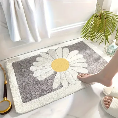 Daisy Bloom Flocked Rug