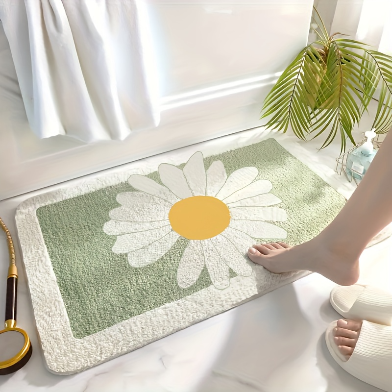 Daisy Bloom Flocked Rug