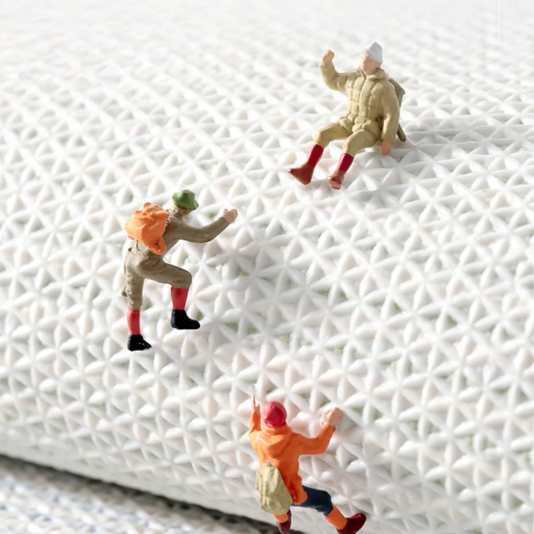 Twisted Checkered Flocked Rug