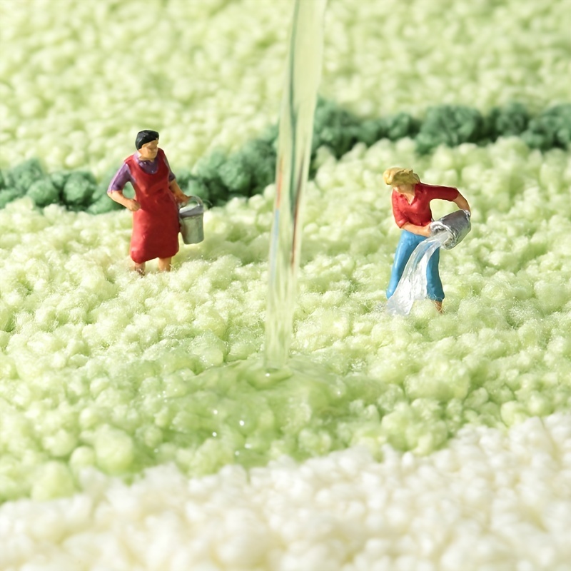 Rainy Day Frog Flocked Rug