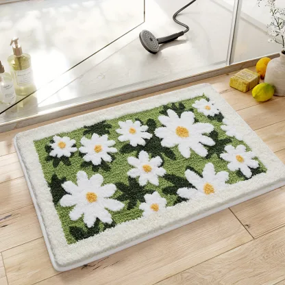 Daisy Garden Flocked Rug