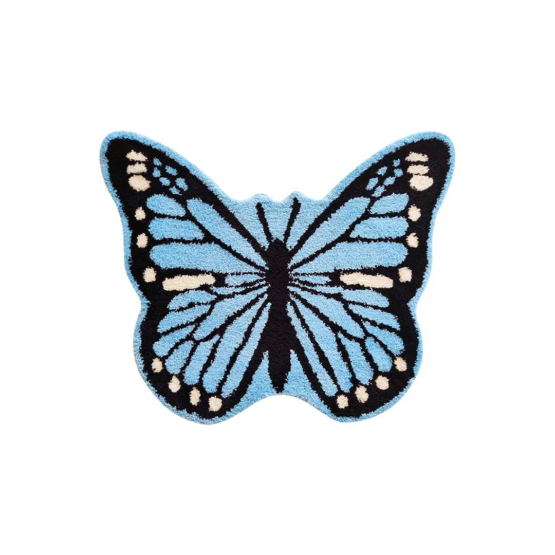 Modern Check Flocked Rug - BRENETTI