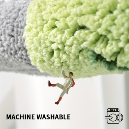 Rainy Day Frog Flocked Rug