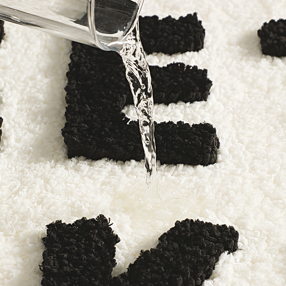 Bathroom Humor "Get Naked" Flocked Rug