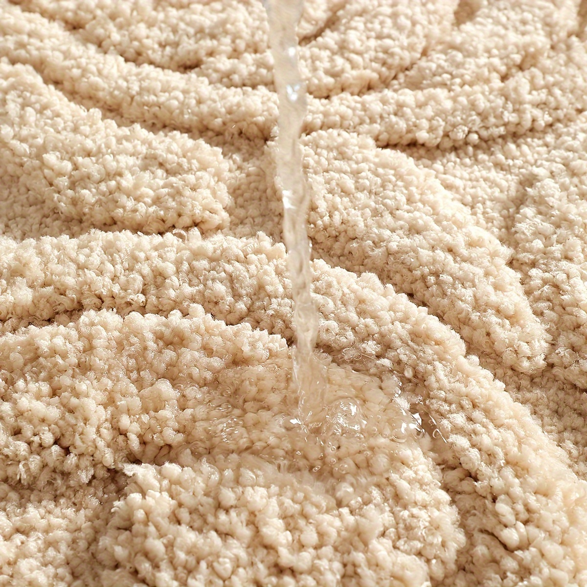 Ornate Curlicue Flocked Rug