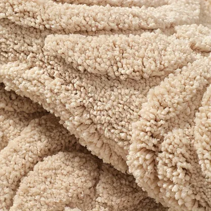 Ornate Curlicue Flocked Rug