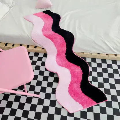 Pop Irregular Flocked Rug
