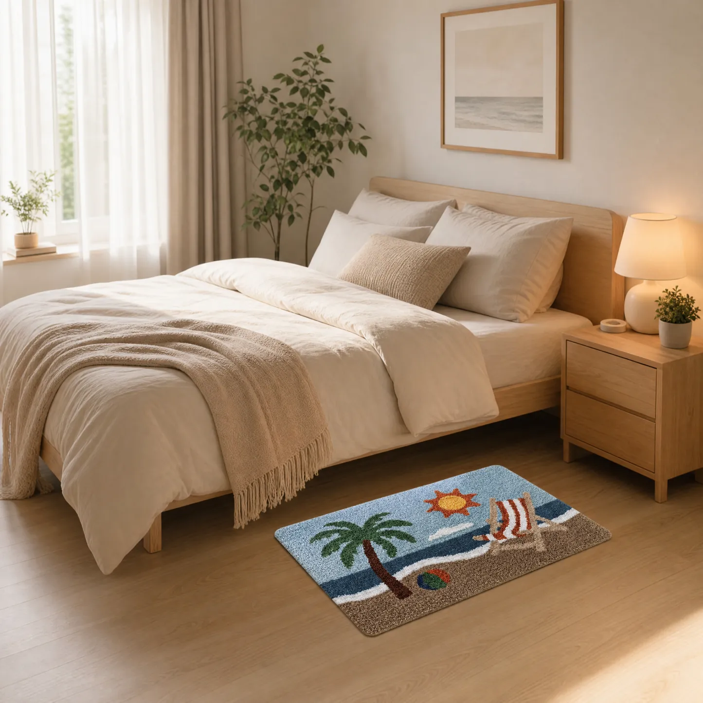 Palm Beach Lounge Flocked Rug