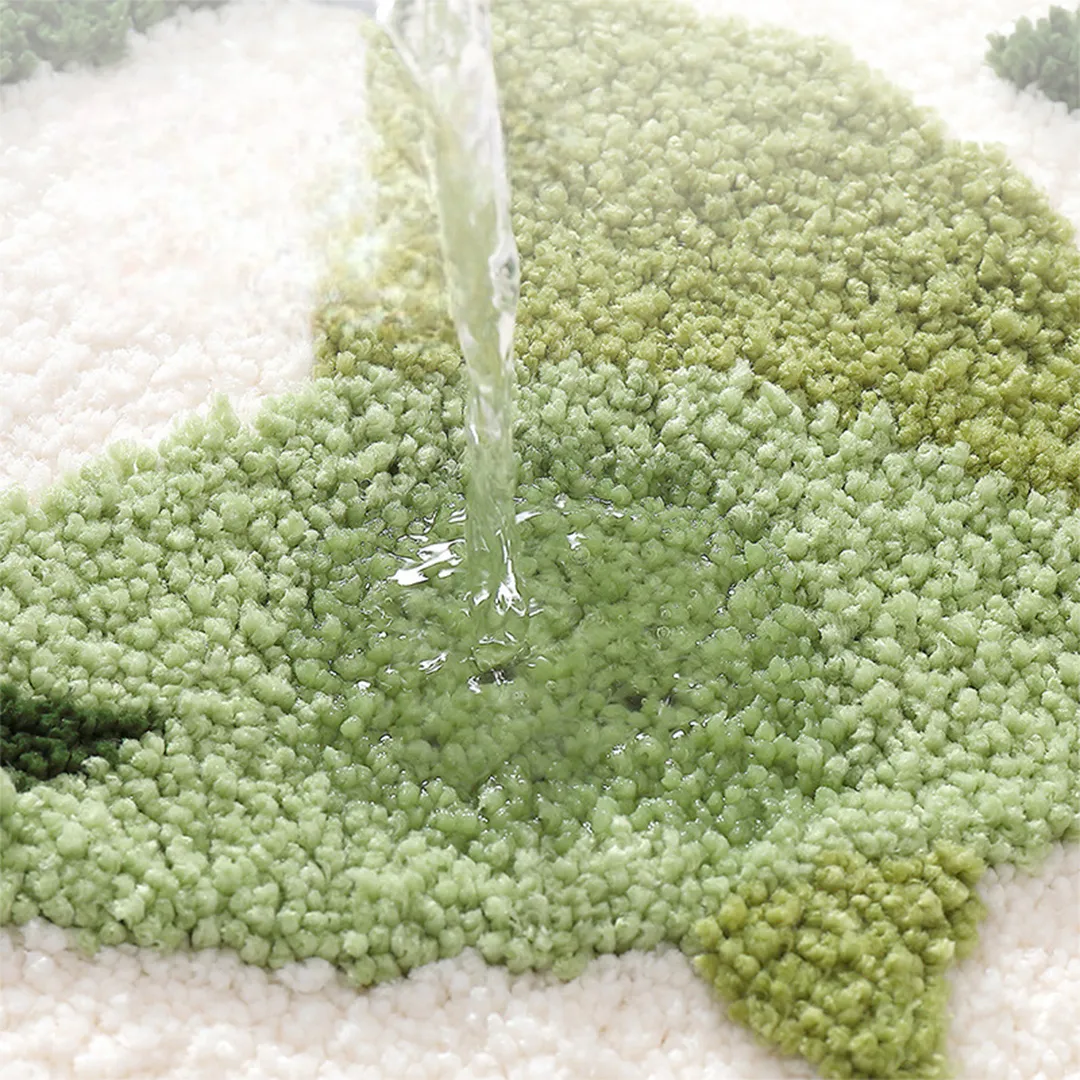 Twisted Checkered Flocked Rug