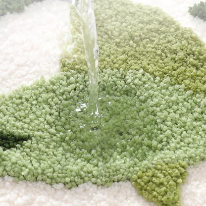 Twisted Checkered Flocked Rug