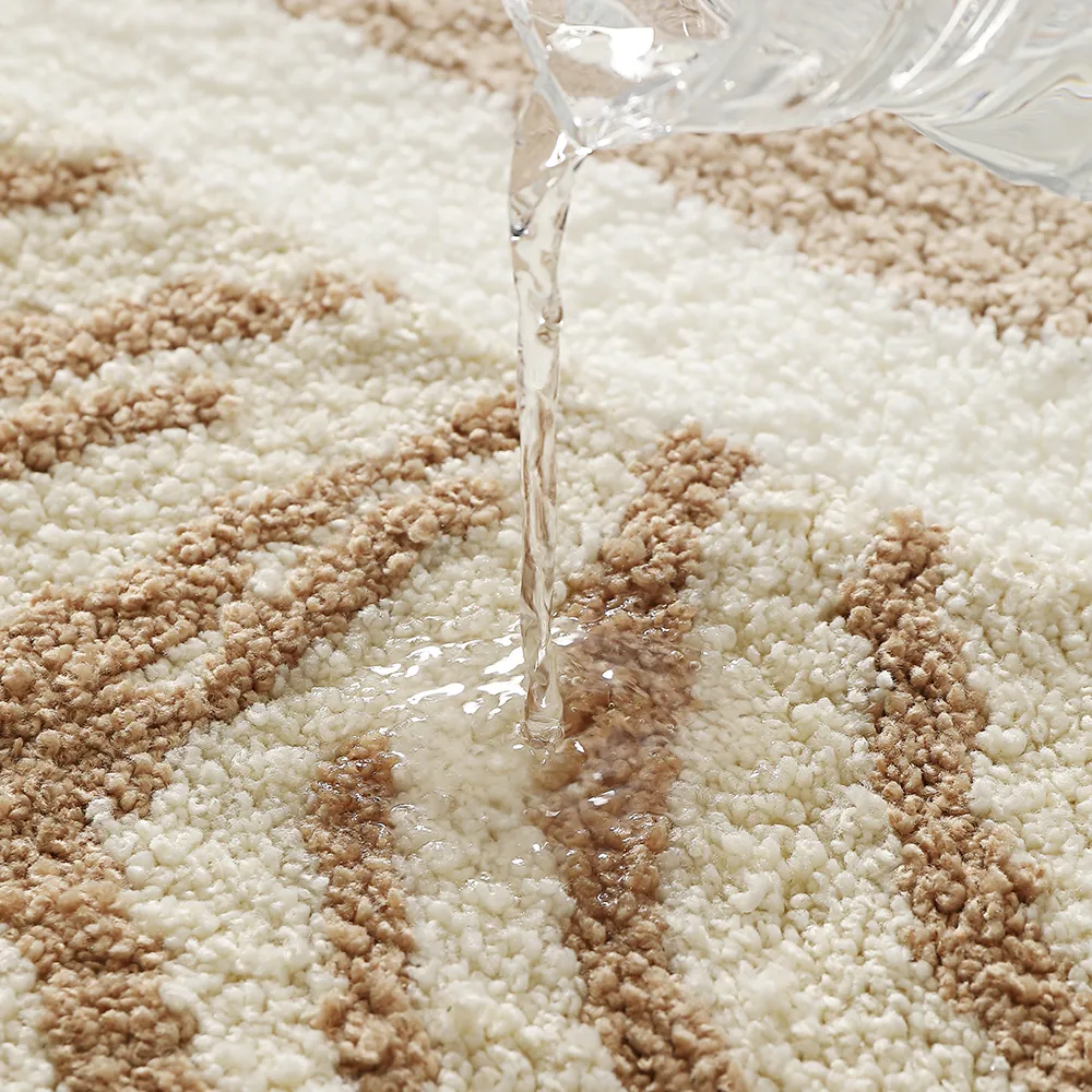 Sand Texture Conch Flocked Rug