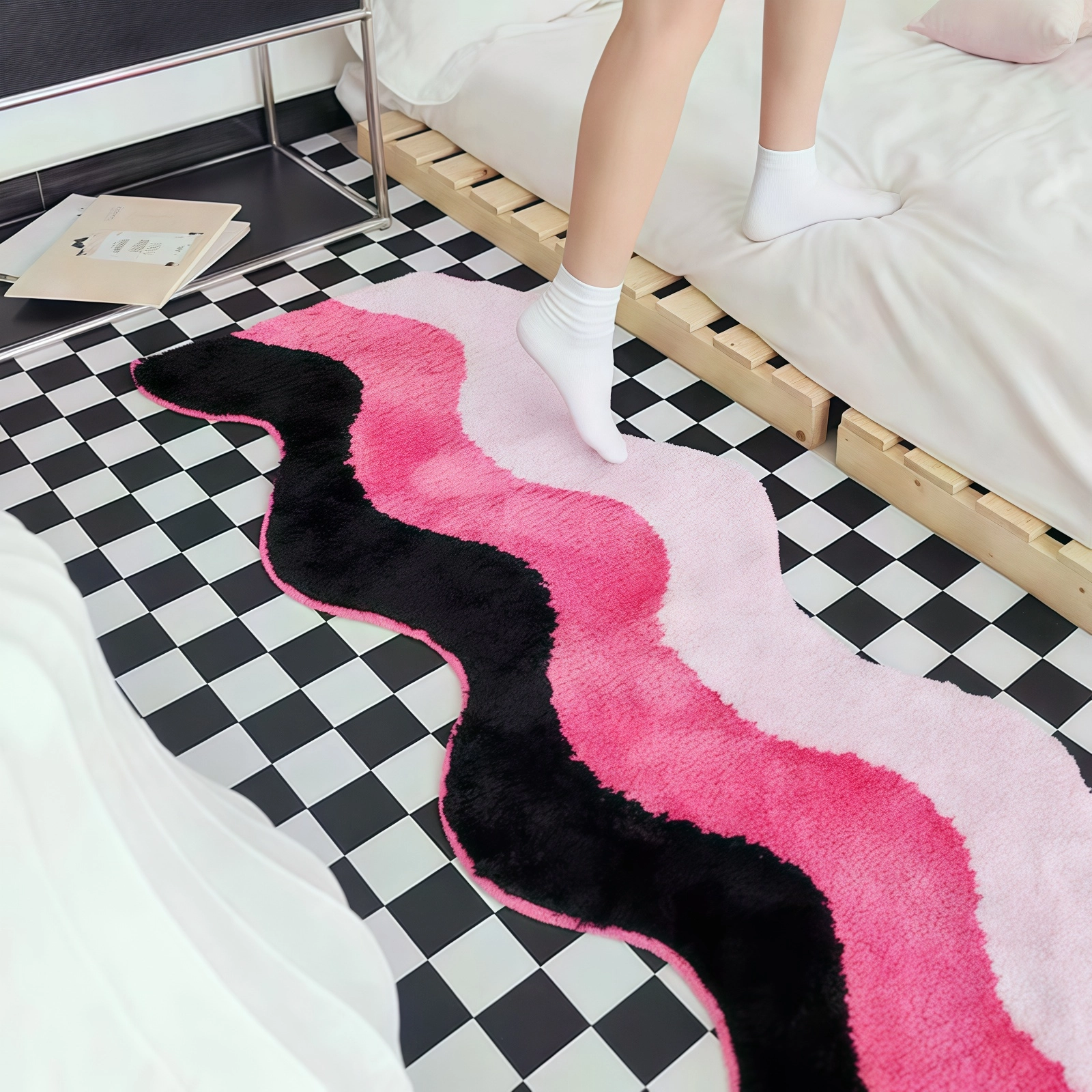 Pop Irregular Flocked Rug