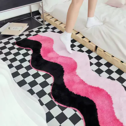 Pop Irregular Flocked Rug