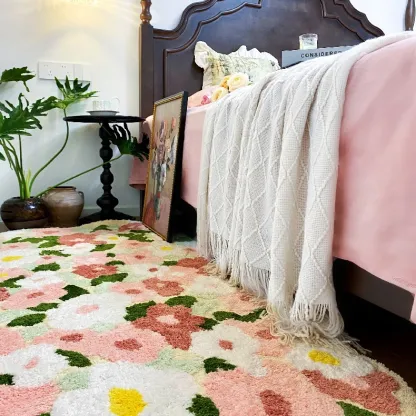 Blossom Flocked Rug