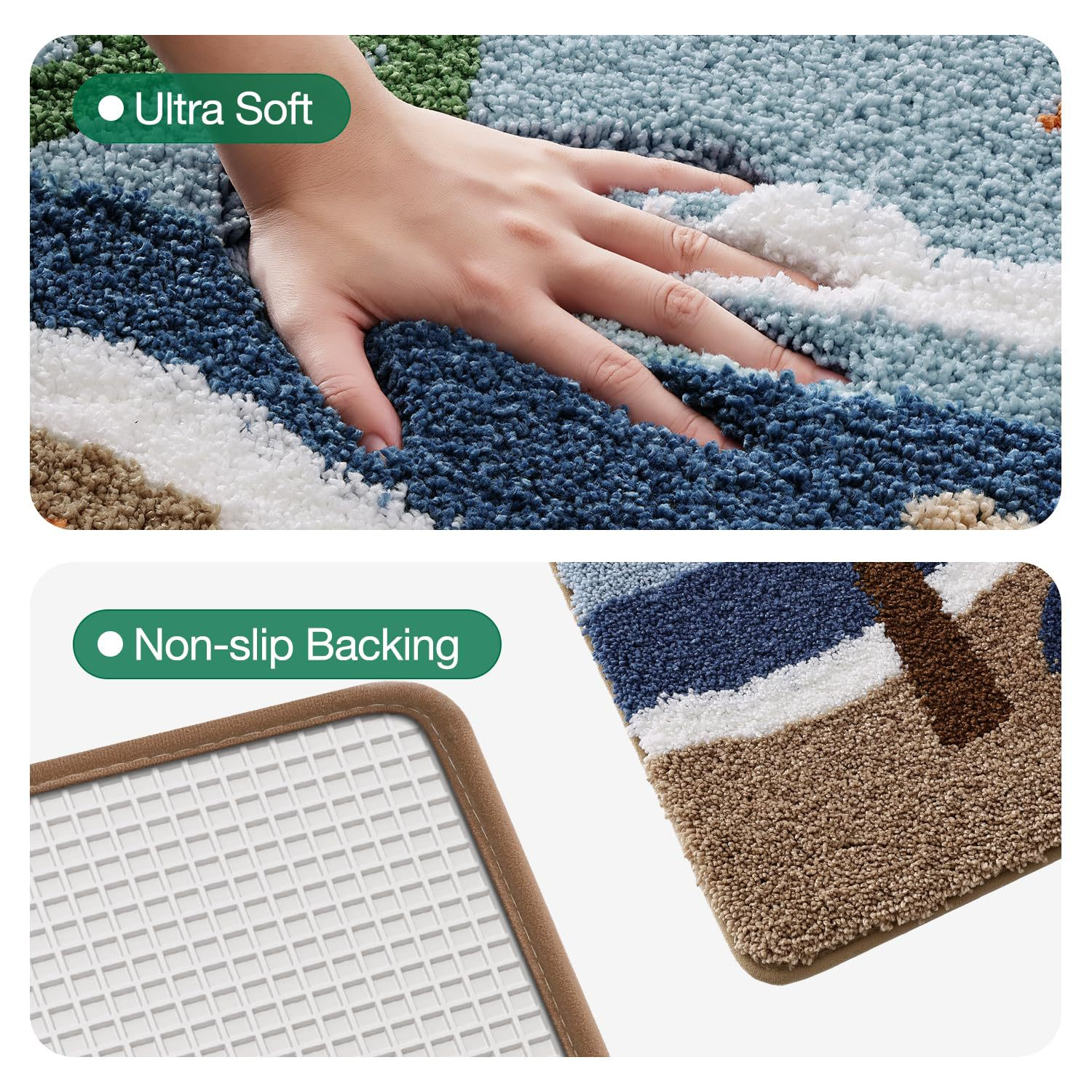 Palm Beach Lounge Flocked Rug