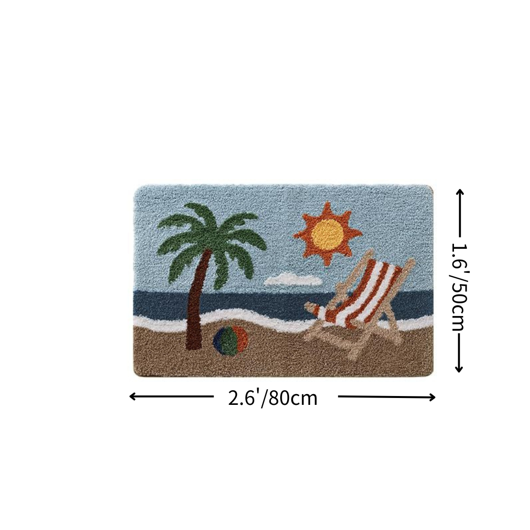 Palm Beach Lounge Flocked Rug