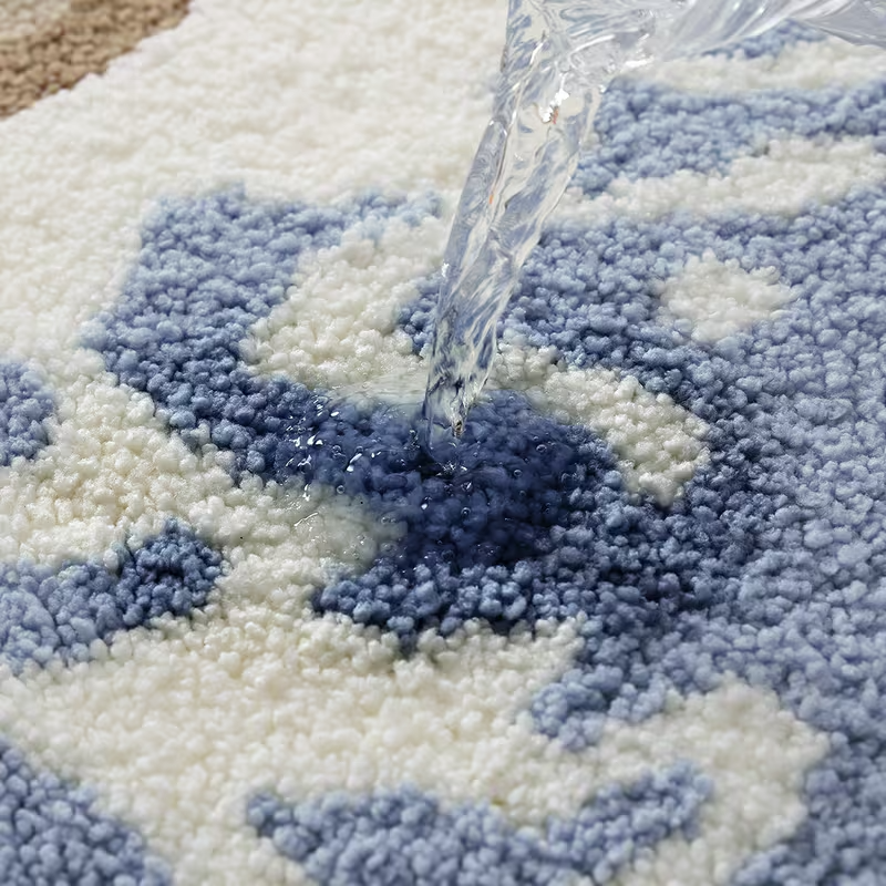 Shore Shell Starfish Flocked Rug