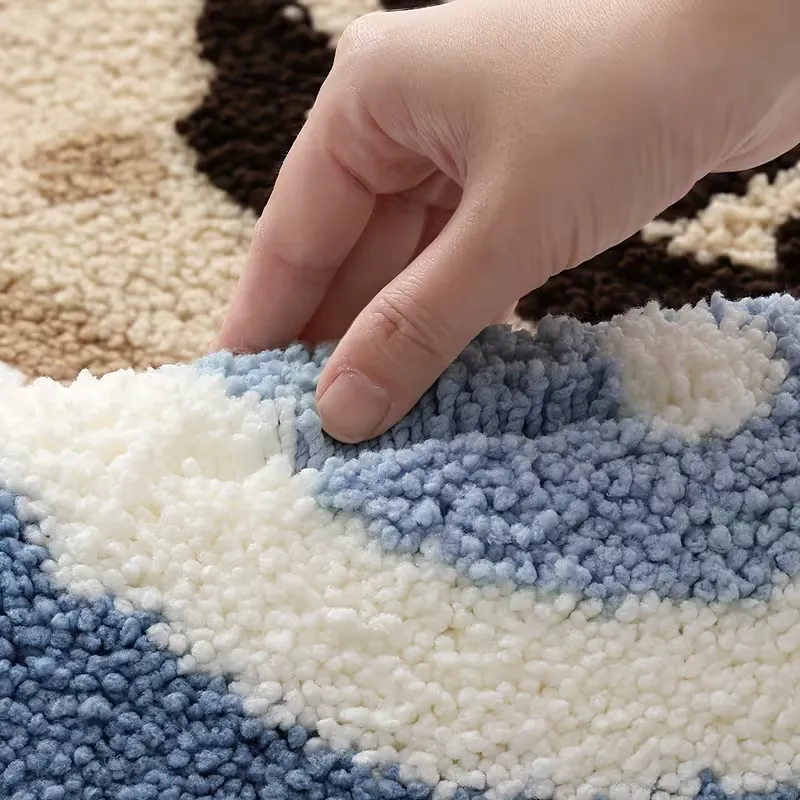 Shore Shell Starfish Flocked Rug