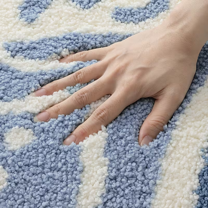 Shore Shell Starfish Flocked Rug