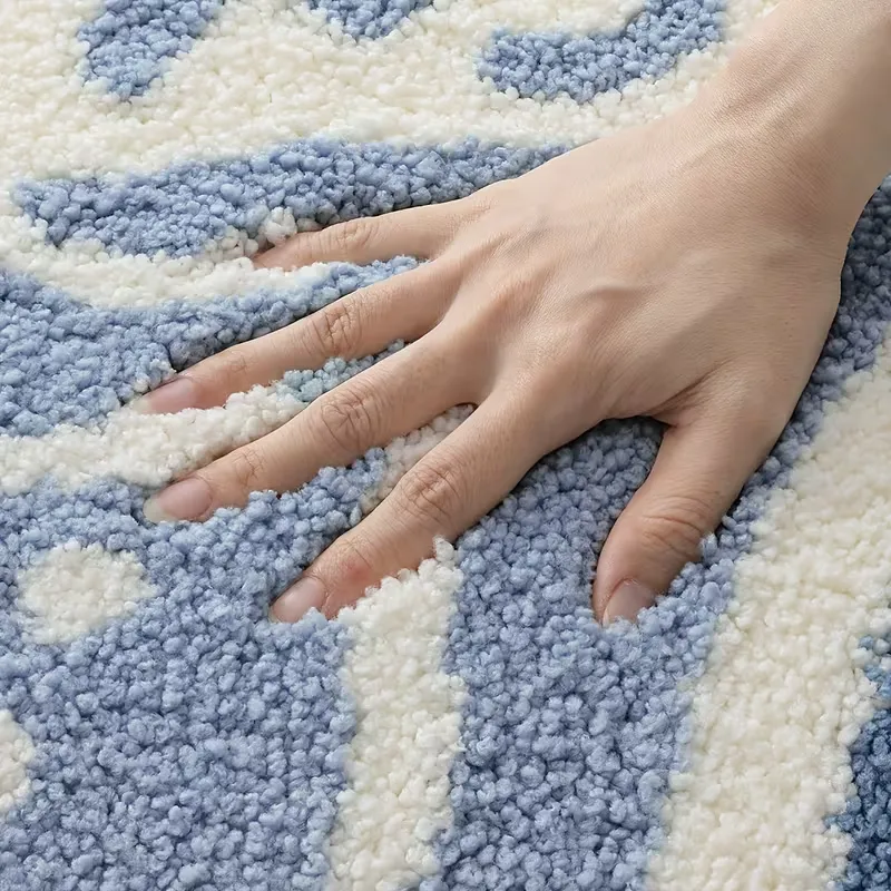 Shore Shell Starfish Flocked Rug