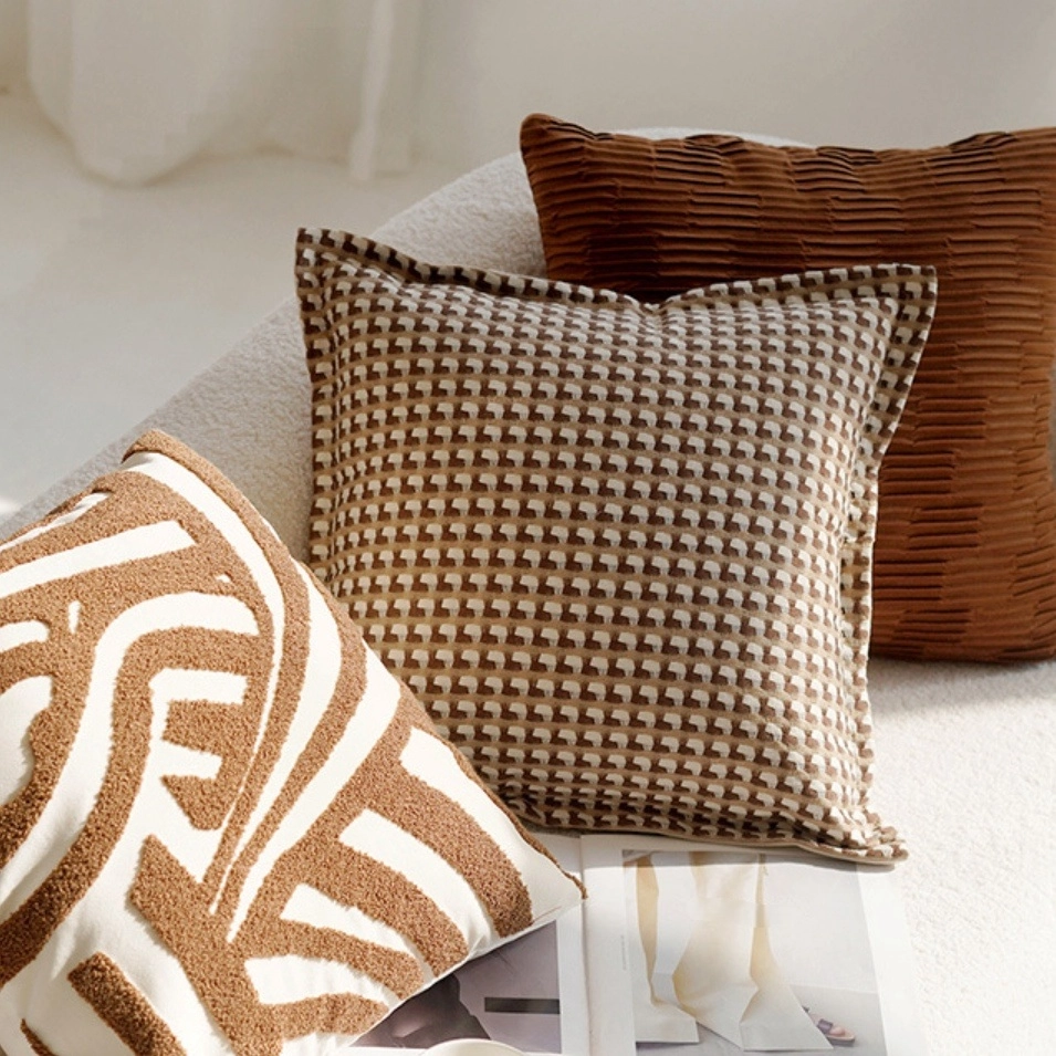 Stitched Grid Cushion