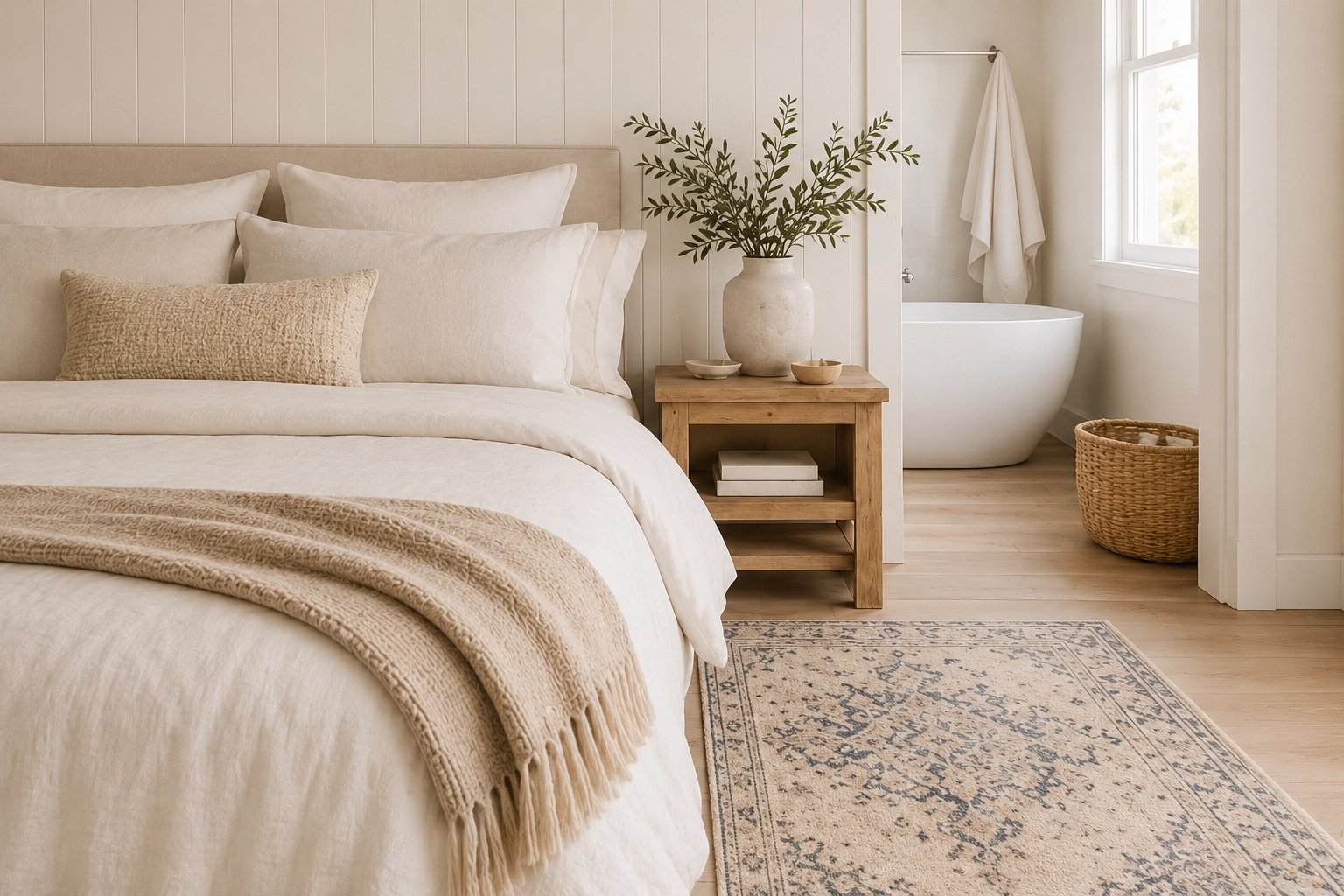 BRENETTI coastal inspired home and bedroom