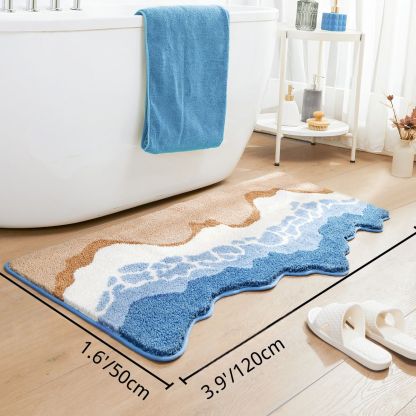 Ocean Breeze Flocked Rug