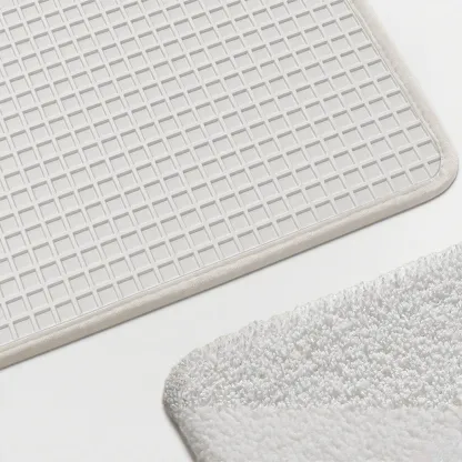 Sandy Beach Flocked Rug
