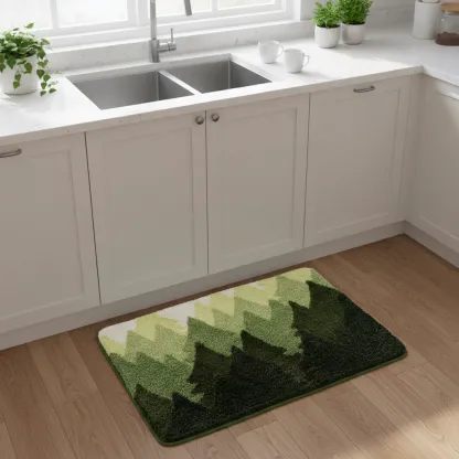 Mountain Vista Flocked Rug