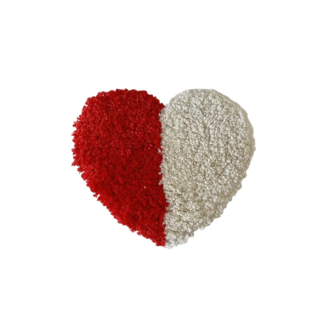 Heartfelt Romance Hand-tufted Flocked Coasters-BRENETTI