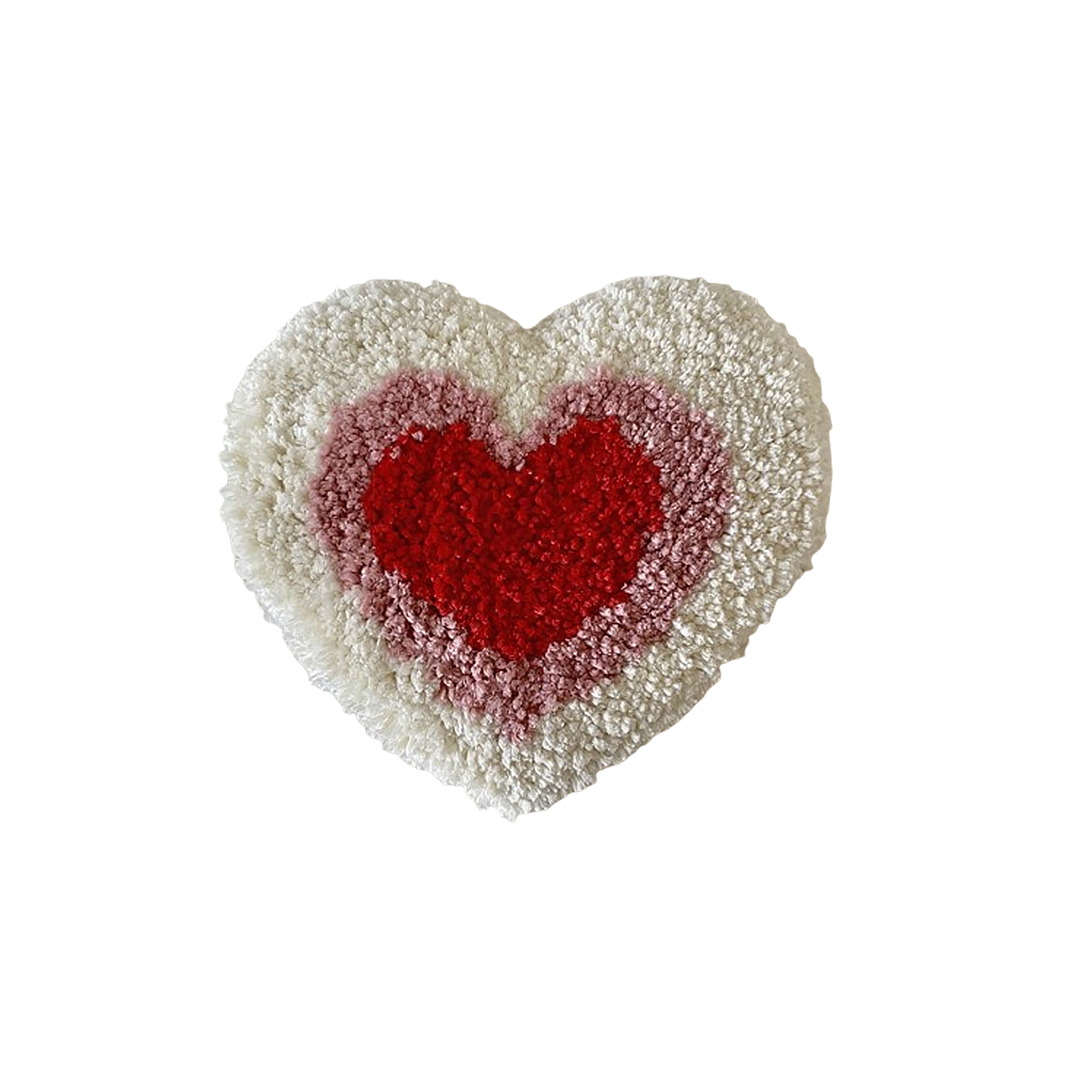 Heartfelt Romance Hand-tufted Flocked Coasters-BRENETTI